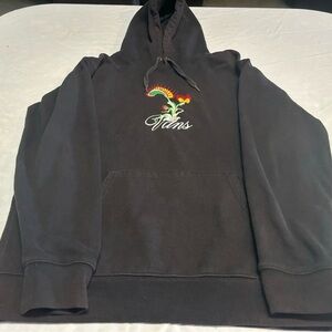 Vans Off The Wall Hoodie Sweatshirt Men Sz‎ M Venus Fly Trap Skater Embroidered